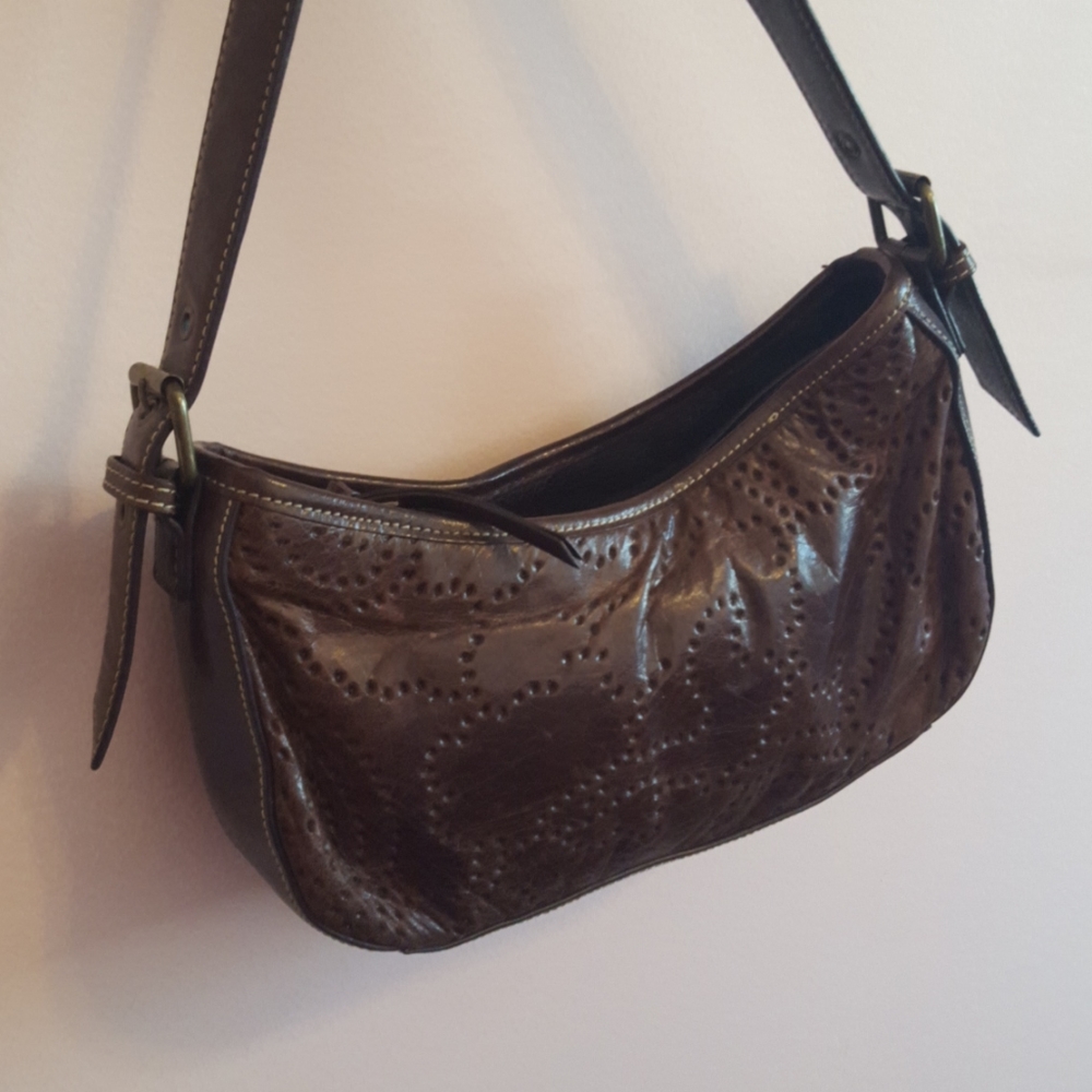 Small Brown Franco Sarto Handbag - Picture 4 of 6